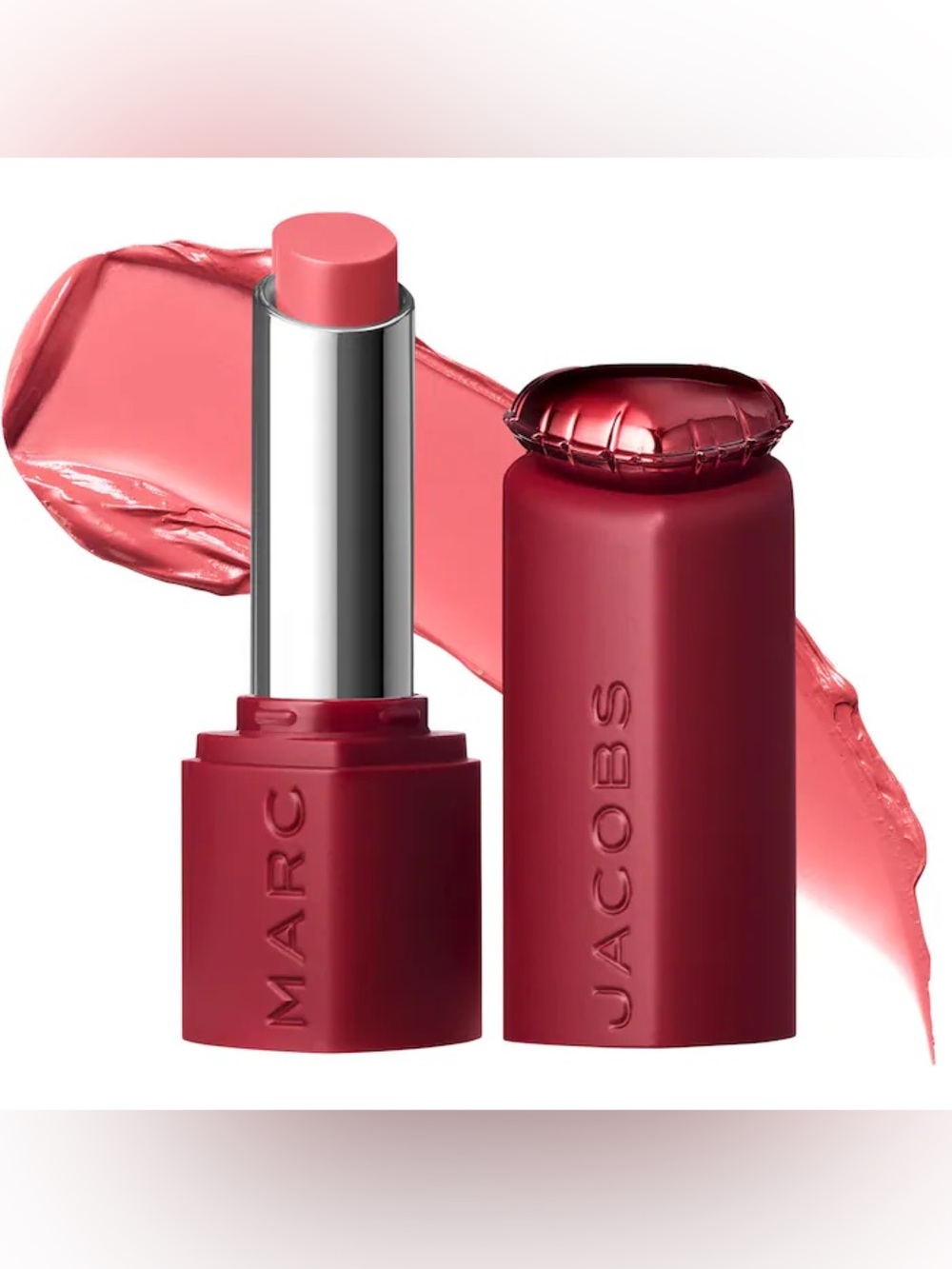 New Marc Jacobs Heart On Long-Lasting Soft Shine Lipstick 200 Love Drunk